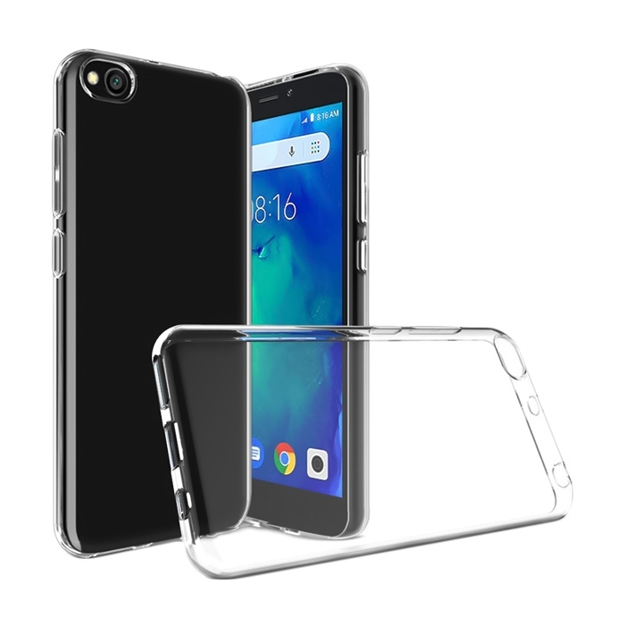 Θήκη Πλάτης Σιλικόνης για Xiaomi Redmi Go - Χρώμα: Διάφανο