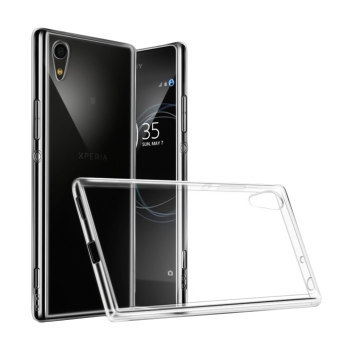 Θήκη Πλάτης Σιλικόνης για Sony Xperia XA1 Ultra - Χρώμα: Διάφανο