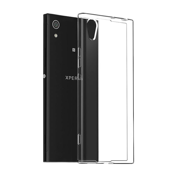 Θήκη Πλάτης Σιλικόνης για Sony Xperia XA1 Plus - Χρώμα: Διάφανο