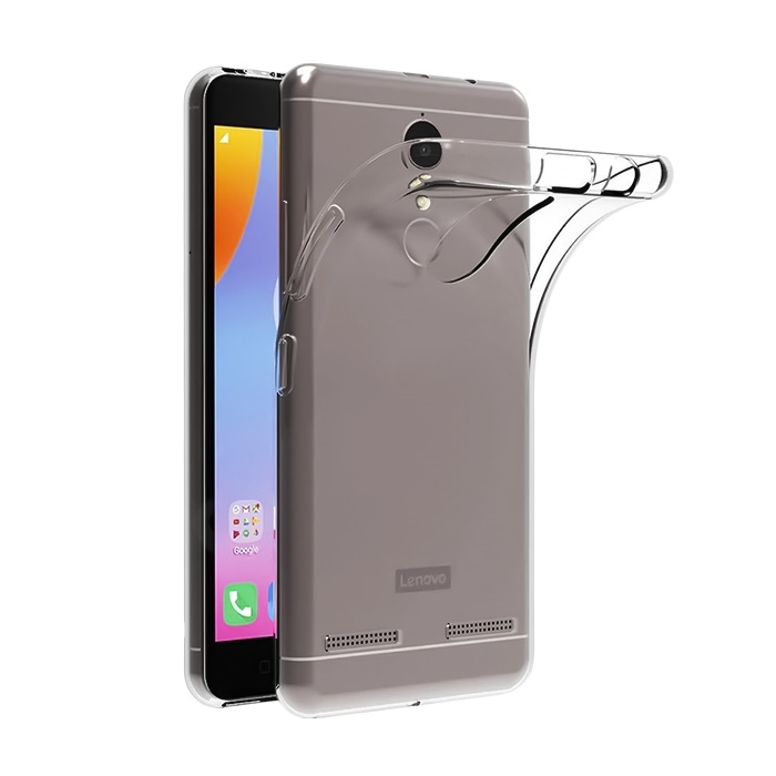 Θήκη Πλάτης Σιλικόνης για Lenovo K6 Power - Χρώμα: Διάφανο