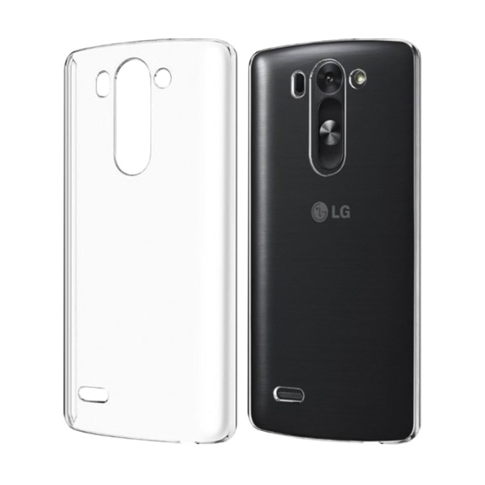 Θήκη Πλάτης Σιλικόνης για LG G3 - Χρώμα: Διάφανο