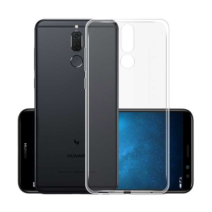 Θήκη Πλάτης Σιλικόνης για Huawei Mate 10 Lite - Χρώμα: Διάφανο