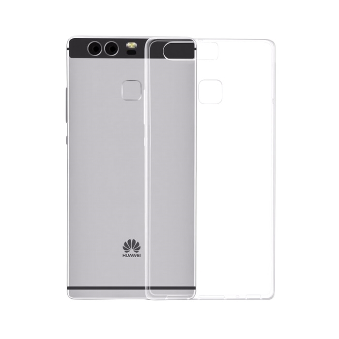 Θήκη Πλάτης Σιλικόνης για Huawei P9 - Χρώμα: Διάφανο