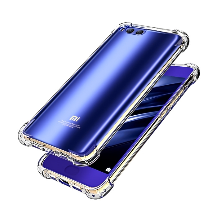 Θήκη Πλάτης Σιλικόνης Anti Shock 0.5mm για Xiaomi Mi 6 - Χρώμα: Διάφανο