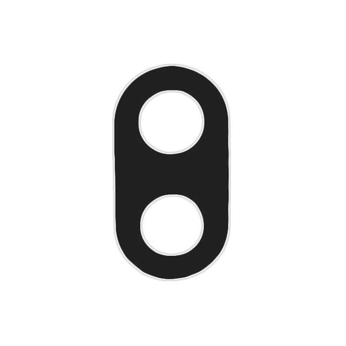 Προστασία Κάμερας wsfive Camera Protector για Xiaomi Redmi Note 7 Pro - Χρώμα: Μαύρο
