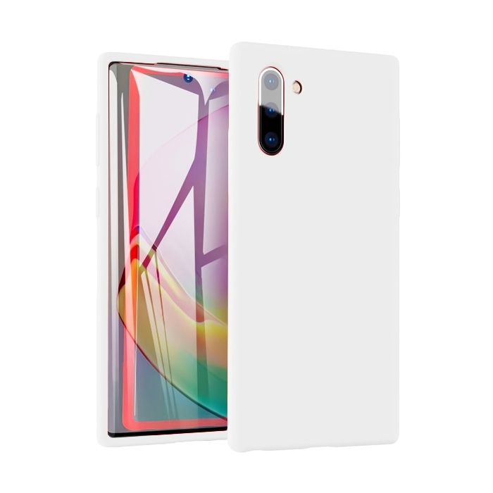 Θήκη Πλάτης Σιλικόνης για Samsung N970F Galaxy Note 10 - Χρώμα: Λευκό