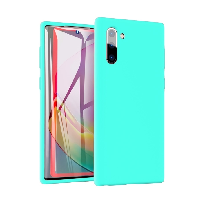 Θήκη Πλάτης Σιλικόνης για Samsung N970F Galaxy Note 10 - Χρώμα: Τιρκουάζ