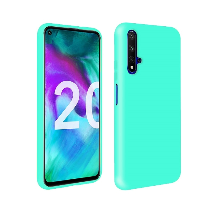 Θήκη Πλάτης Σιλικόνης για Honor 20/Nova 5T - Χρώμα:Τιρκουάζ
