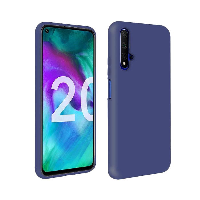 Θήκη Πλάτης Σιλικόνης για Huawei Honor 20/Nova 5T - Χρώμα: Σκούρο Μπλε