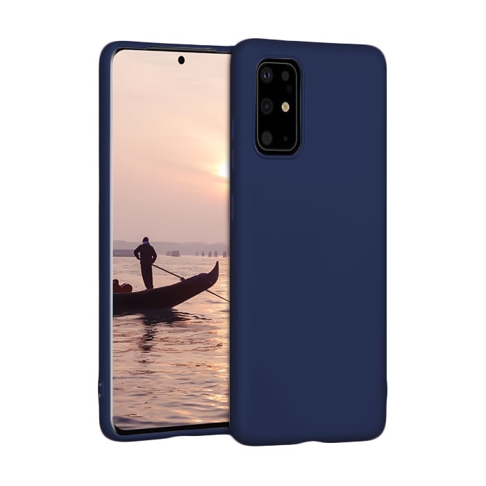 Θήκη Πλάτης Σιλικόνης για Samsung G985F Galaxy S20 Plus - Χρώμα: Σκούρο Μπλε