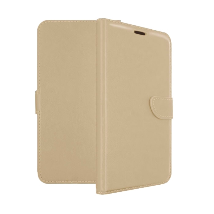 Θήκη Βιβλίο Stand Leather Wallet για Xiaomi Redmi Note 8 Pro- Χρώμα: Χρυσό
