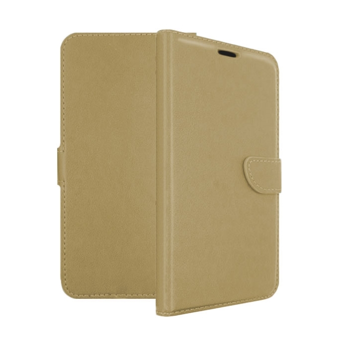 Θήκη Βιβλίο Stand Leather Wallet για Huawei Y5 2019/Honor 8S- Χρώμα: Χρυσό