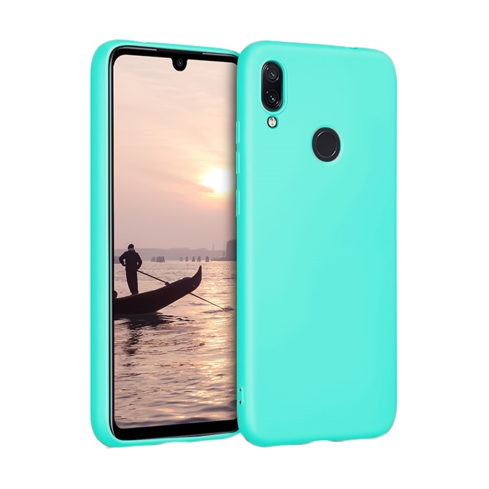 Θήκη Πλάτης Σιλικόνης για Xiaomi Redmi Note 7/7 Pro - Χρώμα: Τιρκουάζ