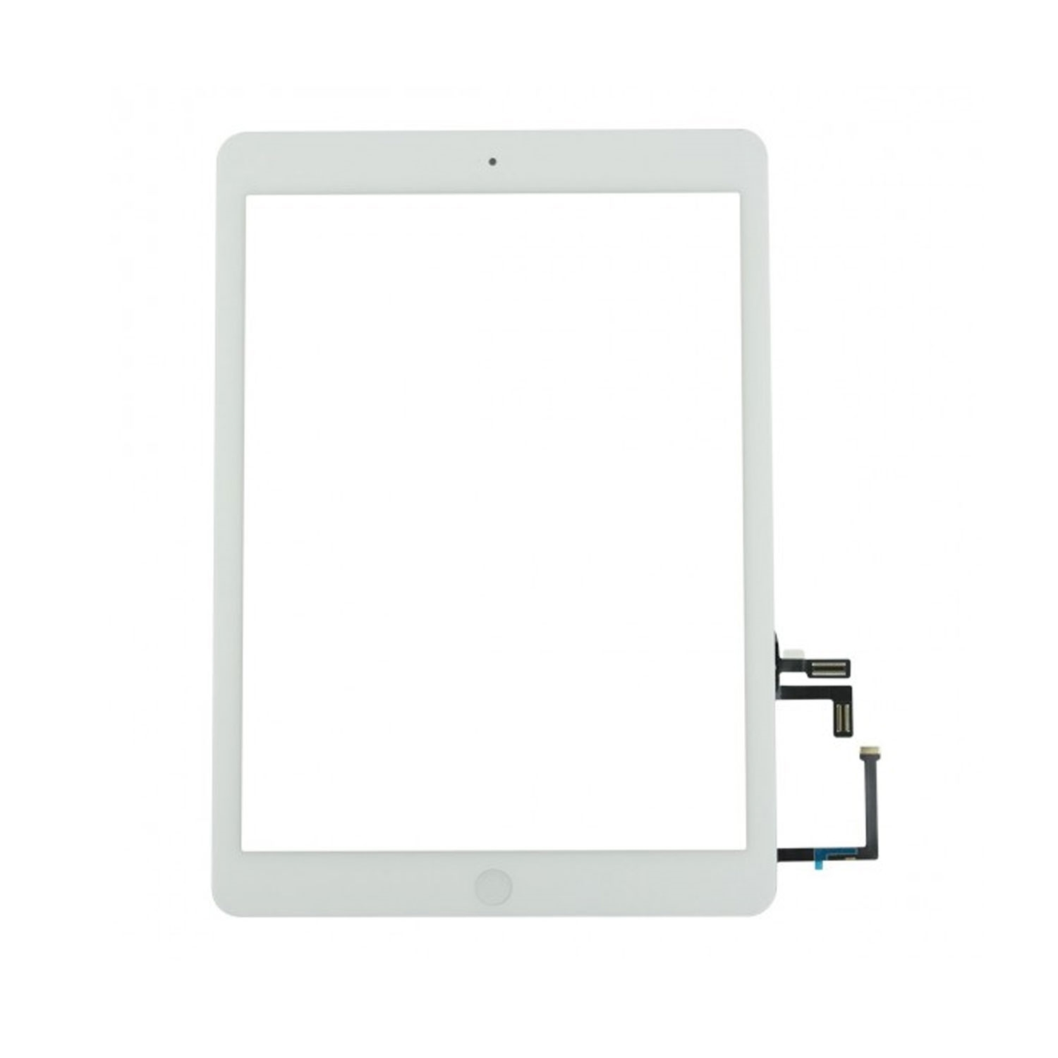 ORI Μηχανισμός αφής Touch Screen και Κεντρικό Κουμπί με Καλωδιοταινία για iPad 5 9.7' A1822 / A1823 - Χρώμα: Λευκό