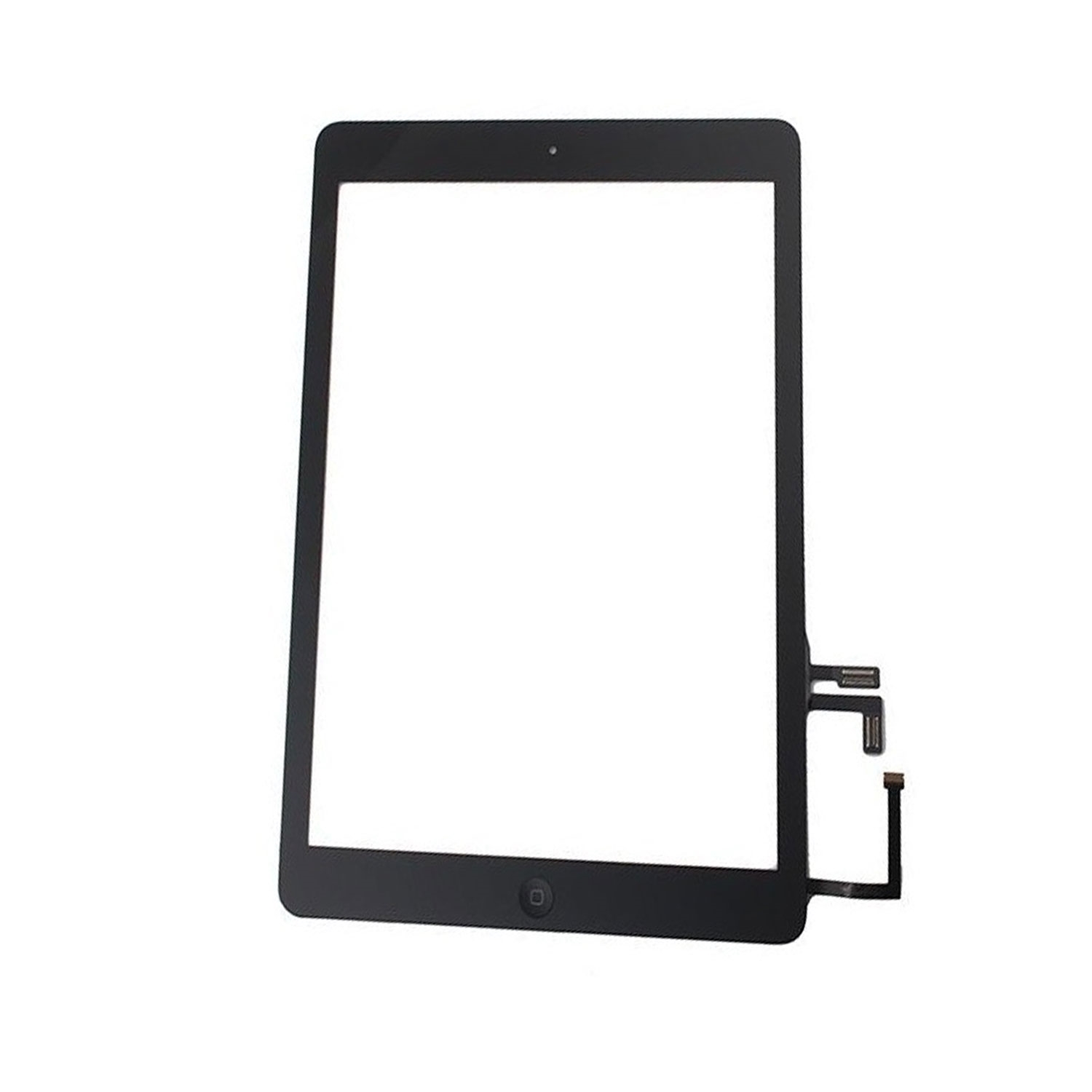 ORI Μηχανισμός αφής Touch Screen και Κεντρικό Κουμπί με Καλωδιοταινία για iPad 5 9.7' A1822 / A1823 - Χρώμα: Μαύρο