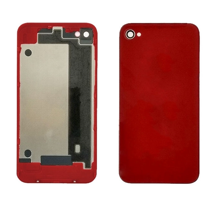 Πίσω Καπάκι για Apple iPhone 4 - Χρώμα: Κόκκινο