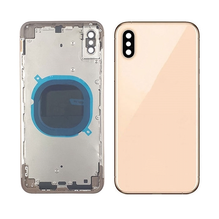 Πίσω Καπάκι με Πλαίσιο (HOUSING) για iPhone XS Max - Χρώμα: Χρυσό