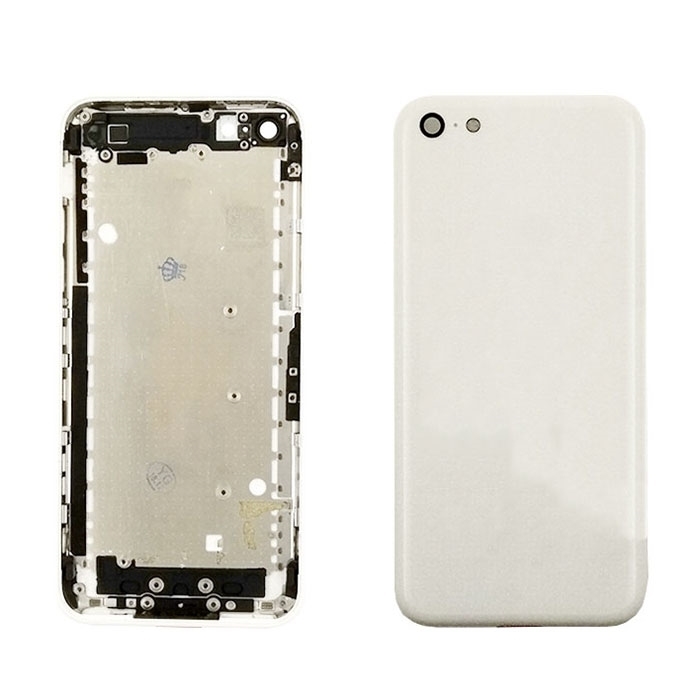 Πίσω Καπάκι για Apple iPhone 5C - Χρώμα: Λευκό