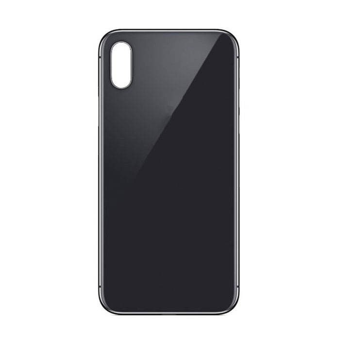 Πίσω Καπάκι για iPhone X - Χρώμα: Μαύρο