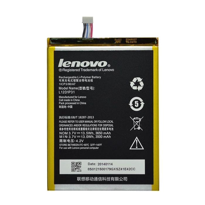 Μπαταρία Lenovo L12D1P31 για Lenovo IdeaTab A1000 / A3000 - 3650 mAh Bulk