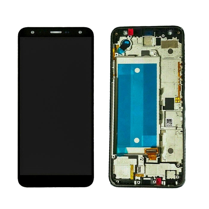 Οθόνη LCD με Μηχανισμό Αφής και Πλαίσιο για LG K40 LMX420 - Χρώμα: Μαύρο
