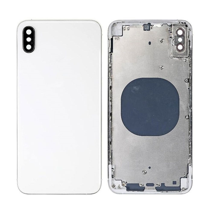 Πίσω Καπάκι με Πλαίσιο (HOUSING) για iPhone XS - Χρώμα: Λευκό