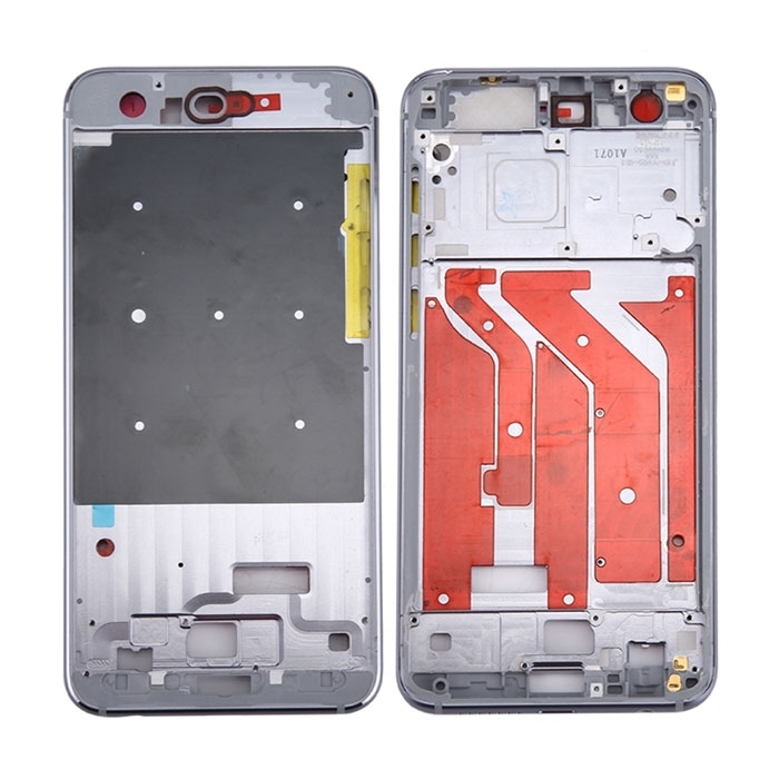 Μπροστινό Πλαίσιο Οθόνης LCD Front Frame για Huawei Honor 9 - Χρώμα: Γκρι
