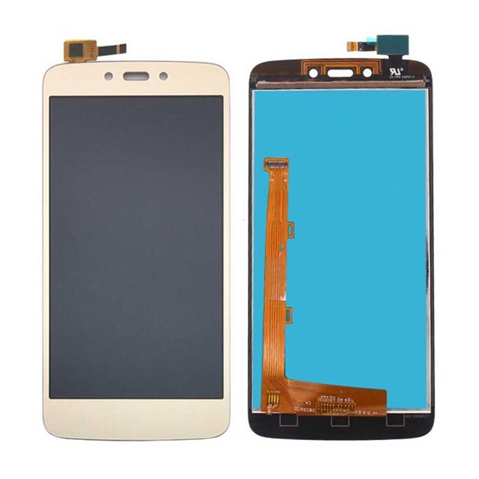 Οθόνη LCD με Μηχανισμό Αφής για Motorola Moto C XT1750/XT1754 - Χρώμα: Χρυσό