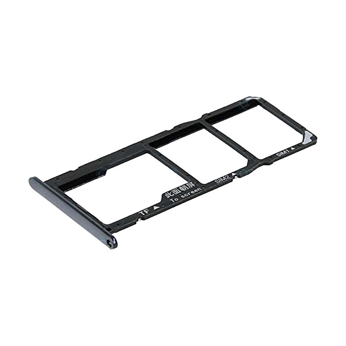 Υποδοχή Κάρτας Dual SIM και SD (SIM Tray) για Huawei Honor 8X / 8X MAX - Χρώμα: Μαύρο