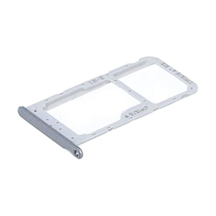 Υποδοχή Κάρτας Dual SIM (SIM Tray) για Huawei Honor 9 - Χρώμα: Ασημί