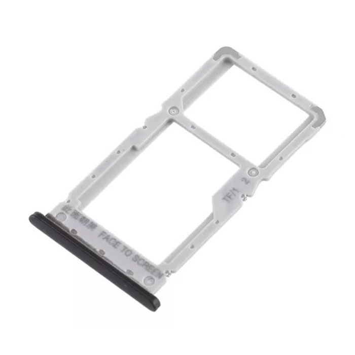Υποδοχή κάρτας Dual SIM και SD Tray για Xiaomi Redmi Note 6 / 6 Pro - Χρώμα: Μαύρο