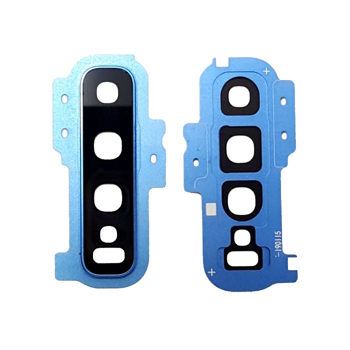 Τζαμάκι κάμερας (Camera Lens) με Πλαίσιο για Samsung Galaxy S10 G973 /S10 Plus G975 - Χρώμα: Μπλε