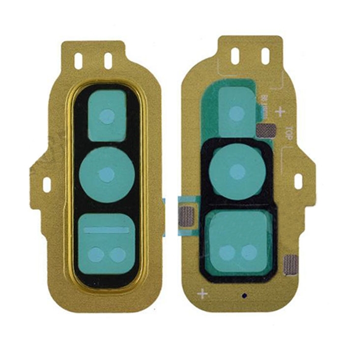 Τζαμάκι κάμερας (Camera Lens) με Πλαίσιο για Samsung Galaxy S10e G970 - Χρώμα: Κίτρινο