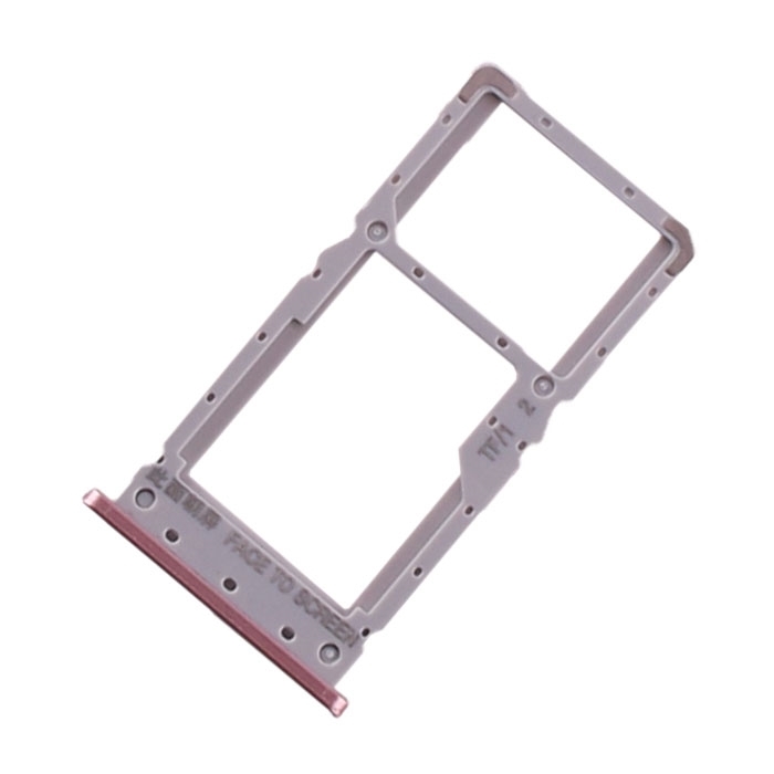 Υποδοχή κάρτας Dual SIM και SD Tray για Xiaomi Redmi Note 6 / 6 Pro - Χρώμα: Ροζ