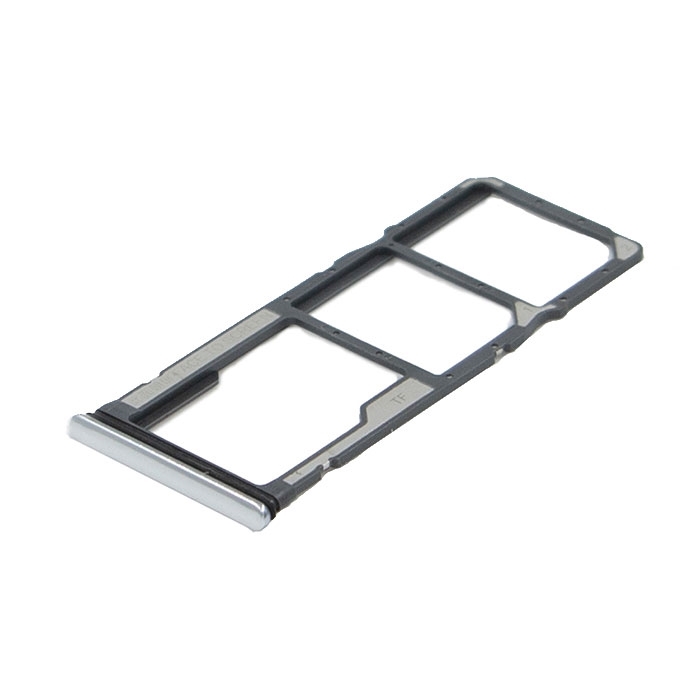 Υποδοχή κάρτας Dual SIM και SD Tray για Xiaomi Redmi Note 8 - Χρώμα: Λευκό
