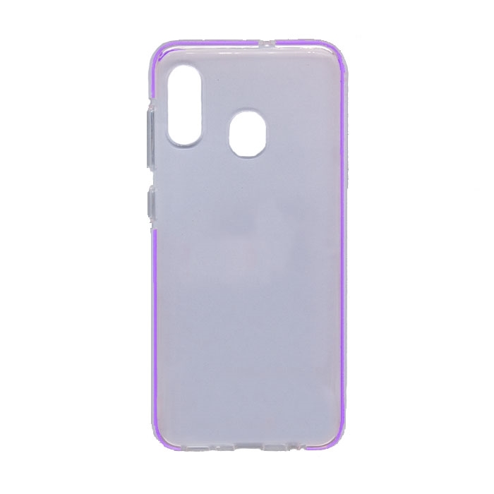 Θήκη Πλάτης Σιλικόνης για Samsung A205/ A305 Galaxy A20 / A30 - Χρώμα: Μωβ