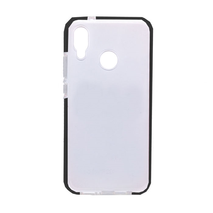 Θήκη Πλάτης Σιλικόνης για Huawei P20 Lite - Χρώμα: Μαύρο