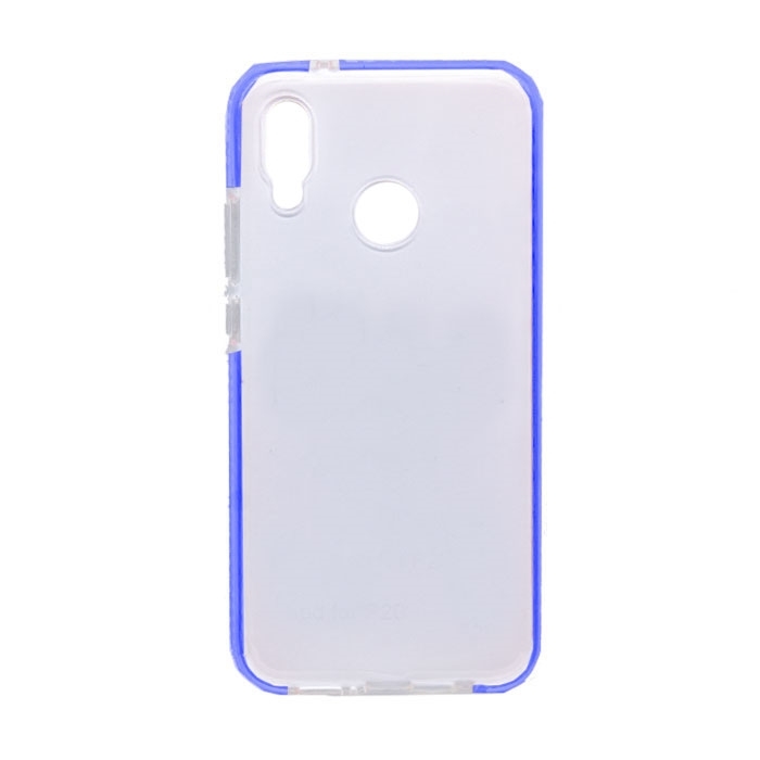 Θήκη Πλάτης Σιλικόνης για Huawei P20 Lite - Χρώμα: Μπλε
