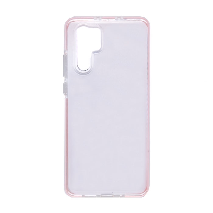 Θήκη Πλάτης Σιλικόνης για Huawei P30 Pro - Χρώμα: Ροζ