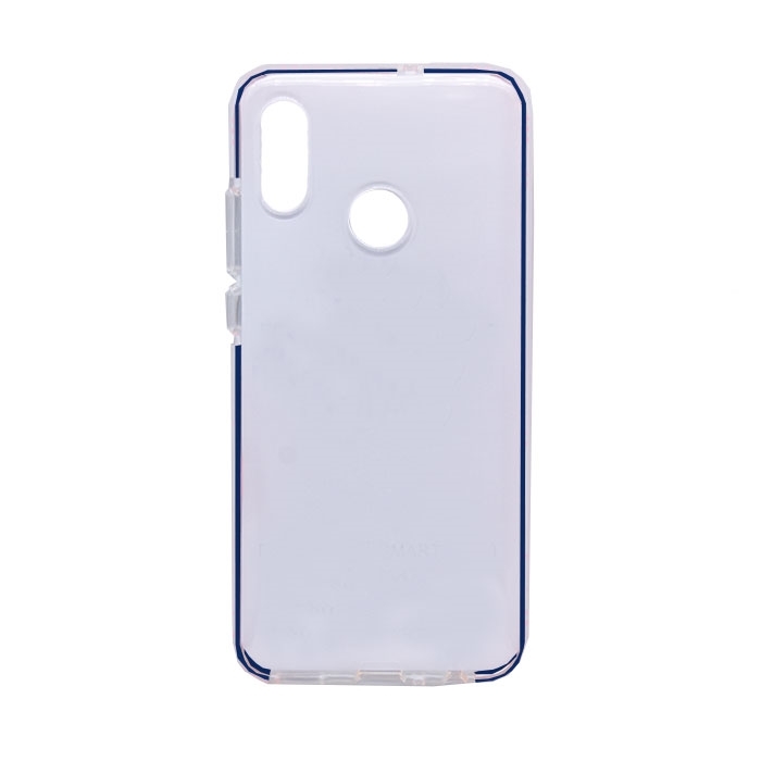 Θήκη Πλάτης Σιλικόνης για Huawei P Smart 2019 - Χρώμα: Μπλε