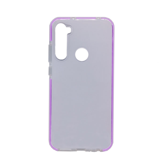 Θήκη Πλάτης Σιλικόνης για Xiaomi Redmi Note 8T - Χρώμα: Μωβ