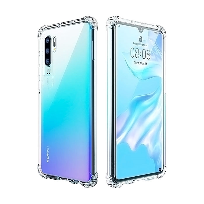Θήκη Πλάτης Σιλικόνης Anti Shock 1.5mm για Huawei P30 Pro - Χρώμα: Διάφανο