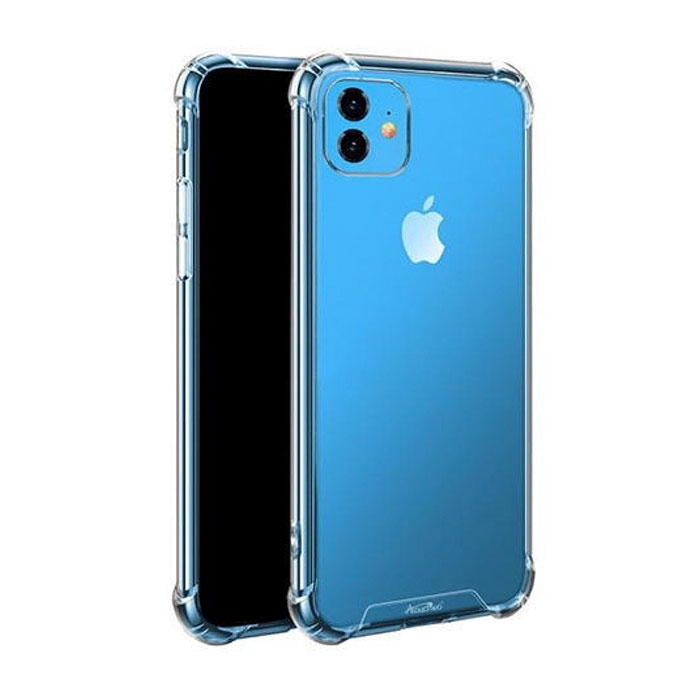 Θήκη Πλάτης Σιλικόνης Anti Shock 1.5mm για Apple iPhone 11 - Χρώμα: Διάφανο