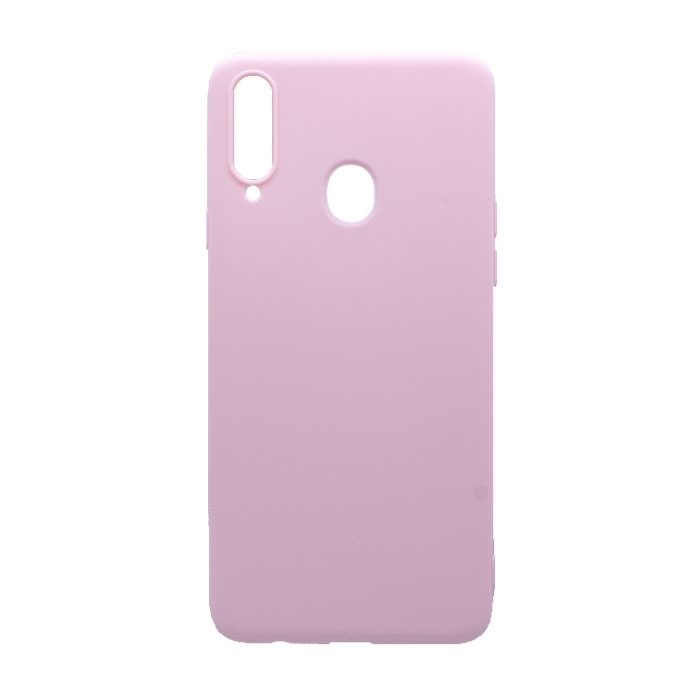 Θήκη Πλάτης Σιλικόνης για Samsung A207 Galaxy A20s - Χρώμα: Nude Ροζ