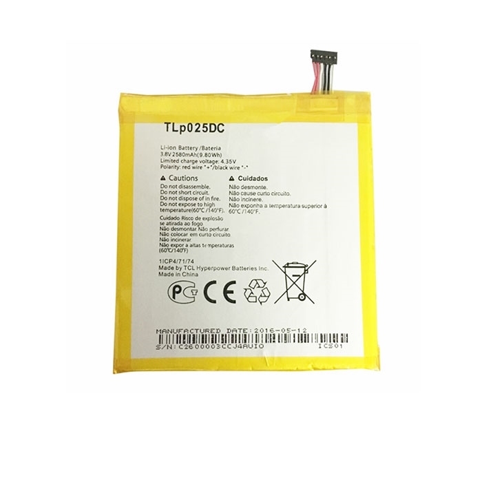 Μπαταρία Alcatel TLP025DC για One Touch Pixi 4 6.0 - 2580 mAh