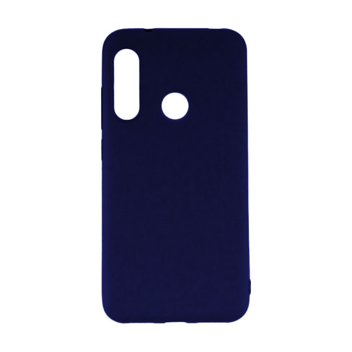 Θήκη Πλάτης Σιλικόνης για Huawei P40 Lite E - Χρώμα: Μπλε