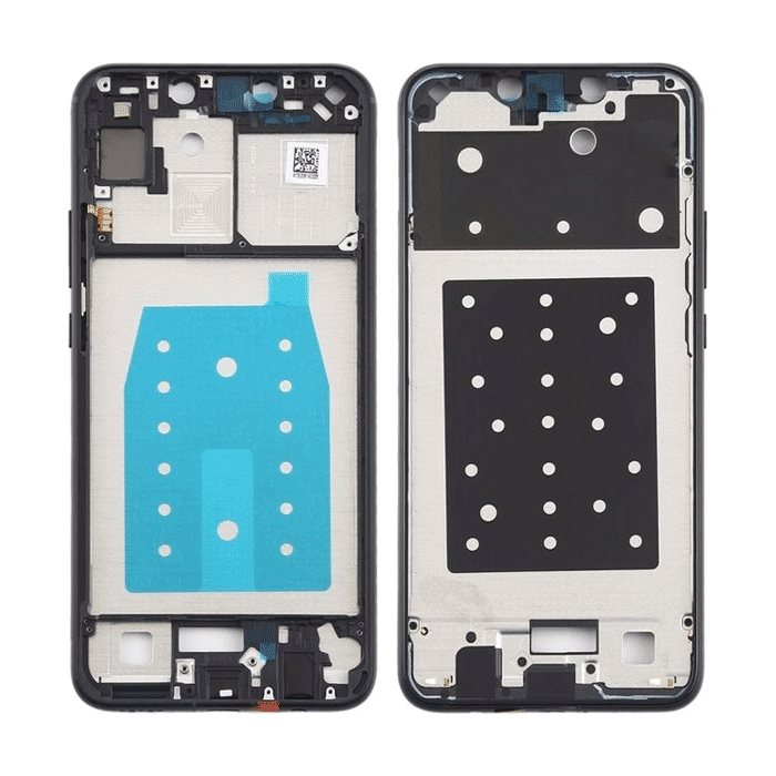 Μπροστινό Πλαίσιο Οθόνης LCD Front Frame για Huawei P Smart Plus 2019 - Χρώμα: Μαύρο