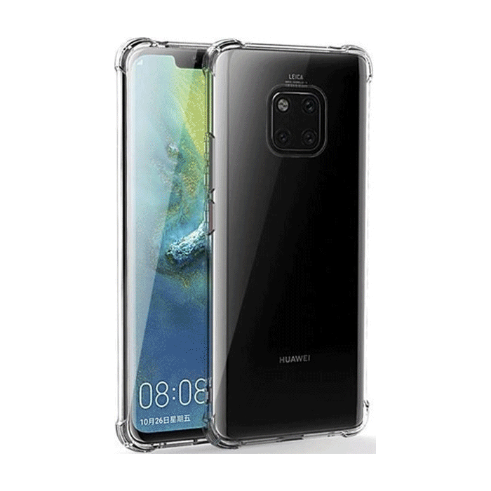 Θήκη Πλάτης Σιλικόνης Anti Shock 1.5mm για Huawei Mate 20 - Χρώμα: Διάφανο