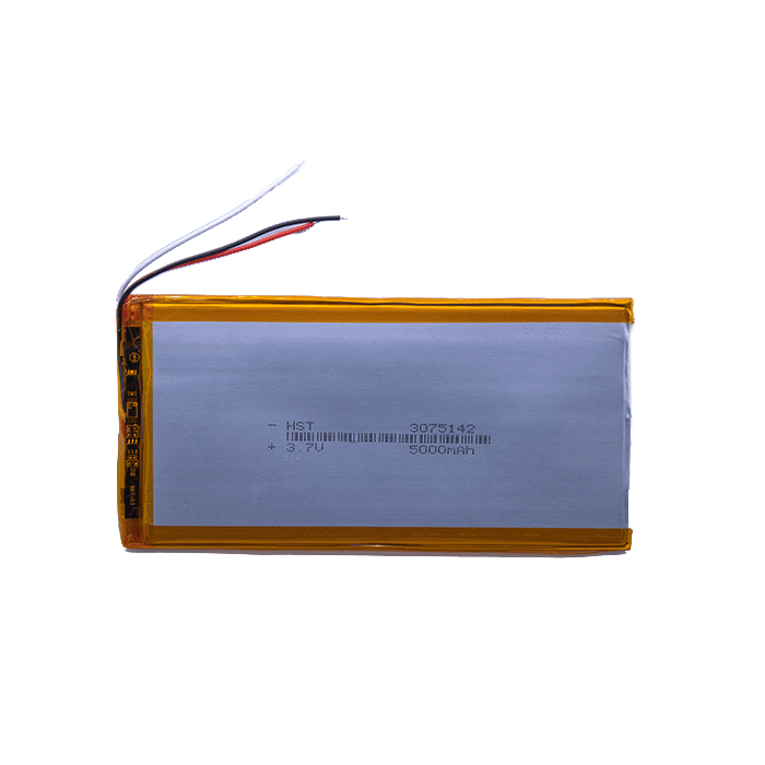 Μπαταρία Universal 14x7 cm με 3 Καλώδια - 5000 mAh