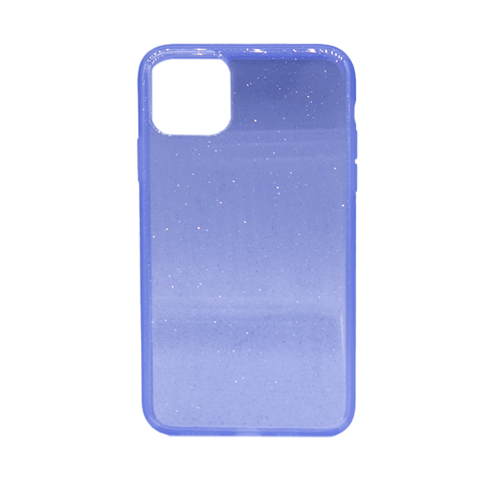 Αστραφτερή Θήκη Πλάτης Σιλικόνης για Apple iPhone 11 Pro - Χρώμα: Μωβ